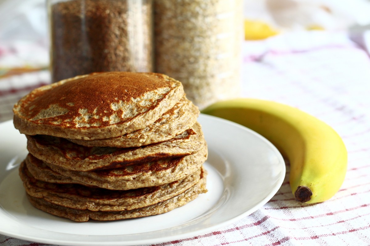 PANQUECAS DE AVEIA E BANANA