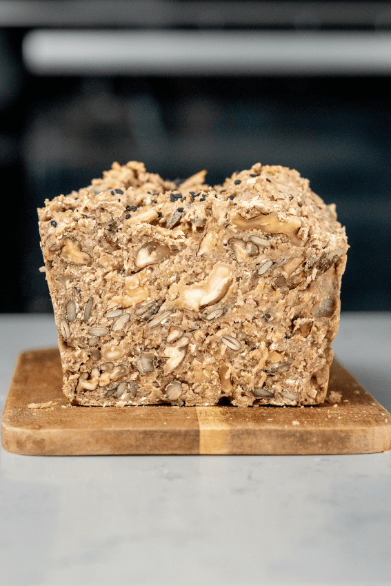 pão de aveia e frutos secos