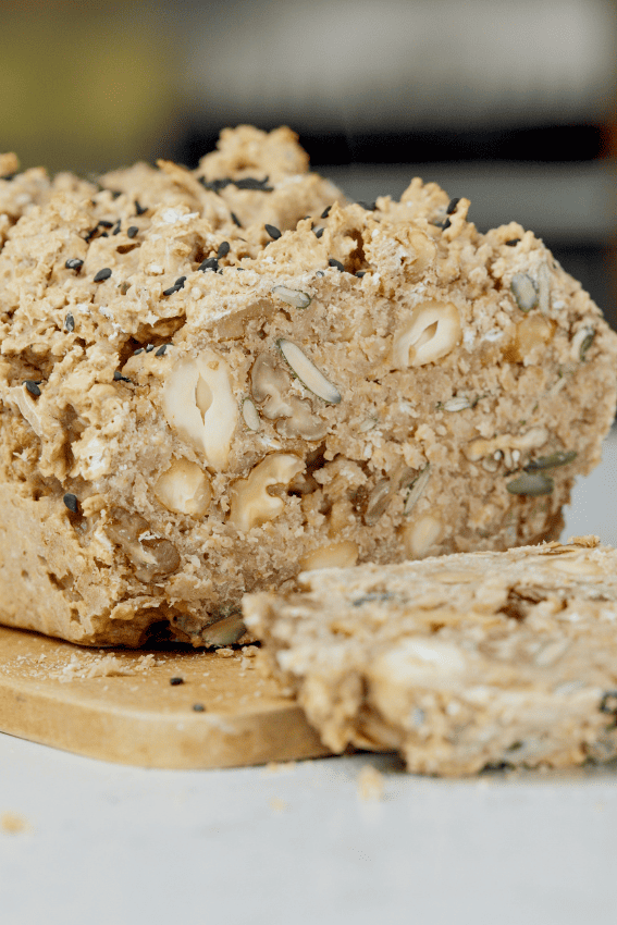 pão de aveia e frutos secos