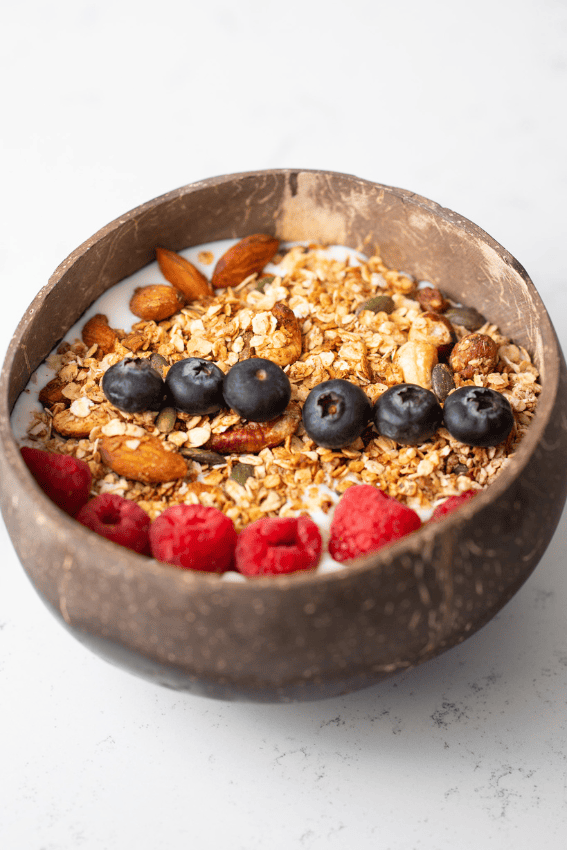 granola caseira na air fryer