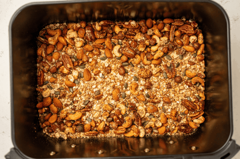granola caseira na air fryer