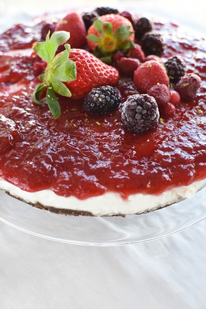 Cheesecake de frutos vermelhos