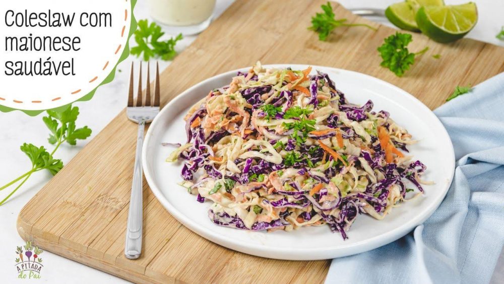 Coleslaw com maionese saudável