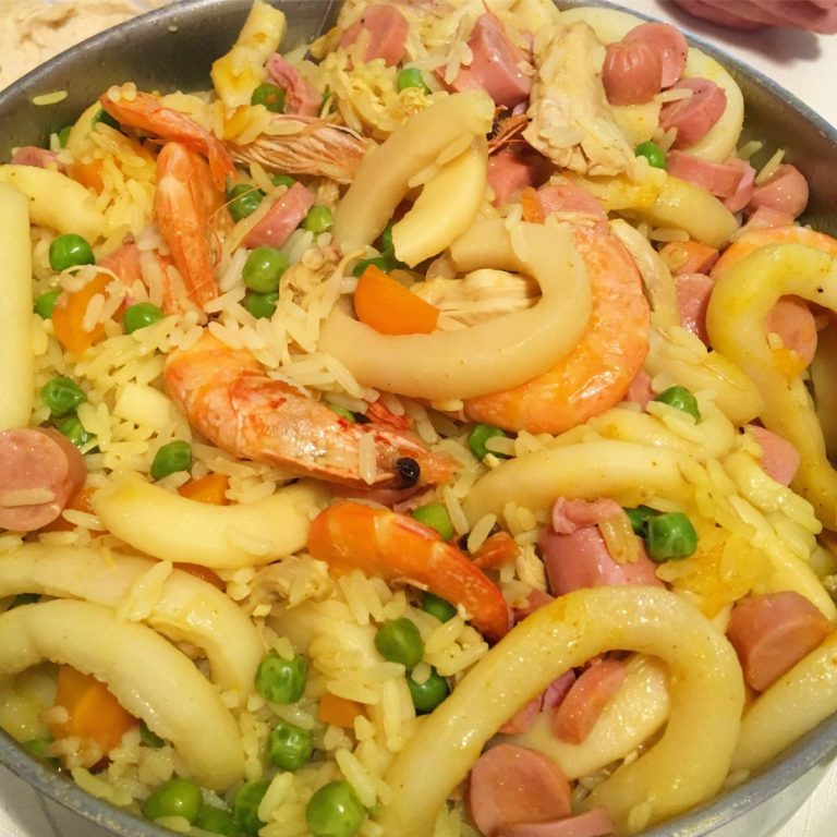 arroz À valenciana saudável