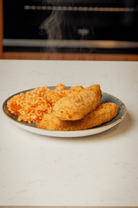 Filetes de pescada com ovo