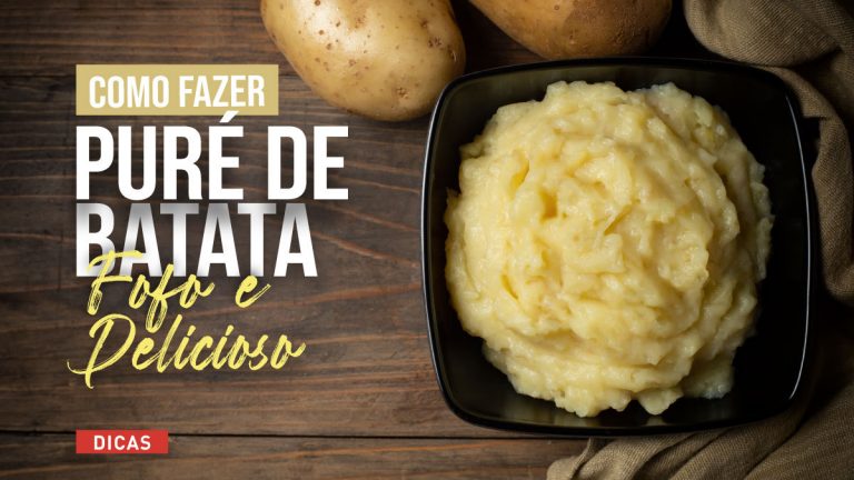 puré de batata fofo e sem leite