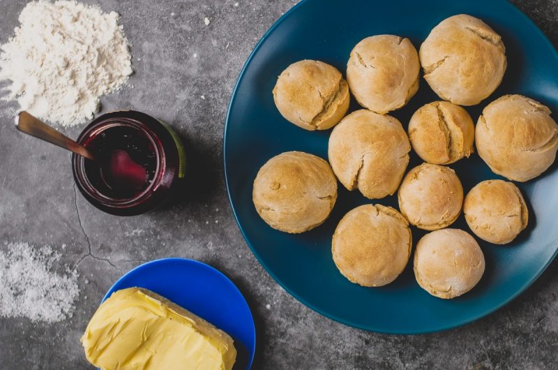 Pão fácil sem fermento de padeiro