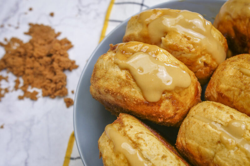 Bolas de Berlim no forno