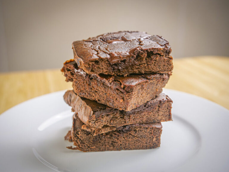 Brownies de chocolate e feijão preto