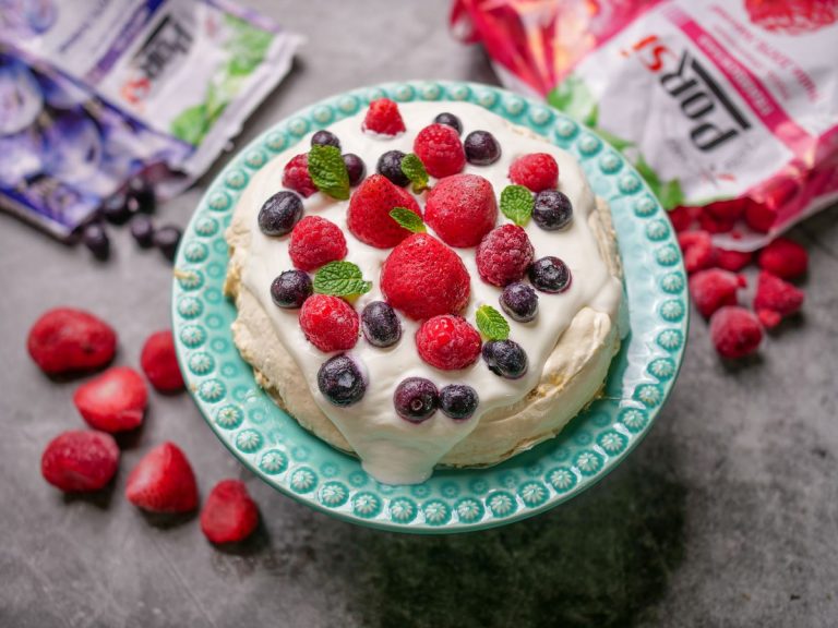 pavlova de frutos vermelhos