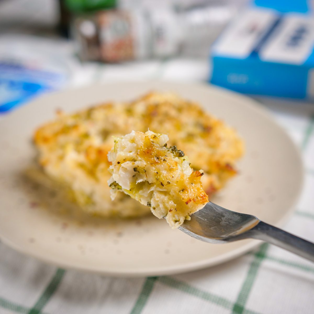 gratinado de peixe e legumes