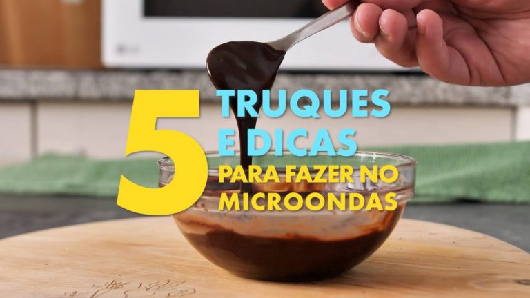 5 dicas no micro-ondas para facilitar na cozinha