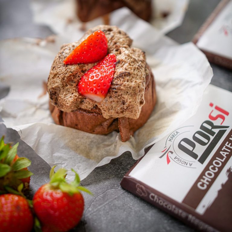 bolo de chocolate merengado