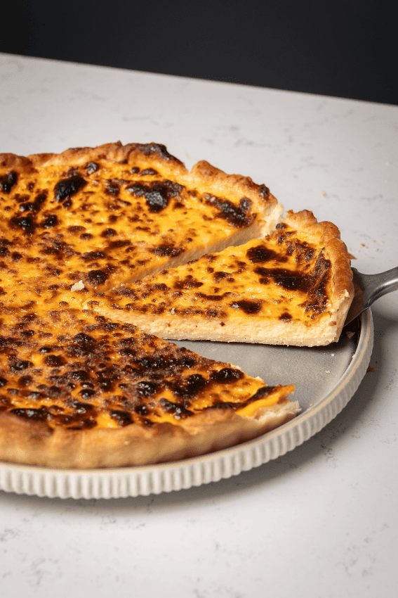 tarte de pastel de nata sem açúcar