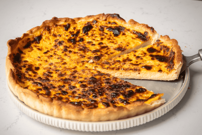 Tarte de Pastel de Nata sem açúcar