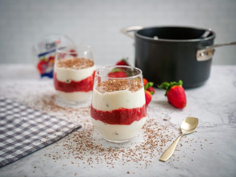 mousse de morango