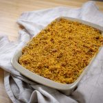 gratinado de bacalhau e legumes