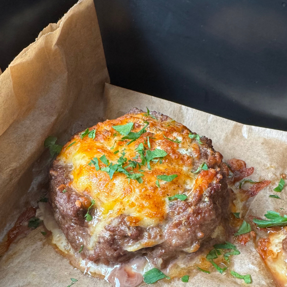 smash burguer na air fryer