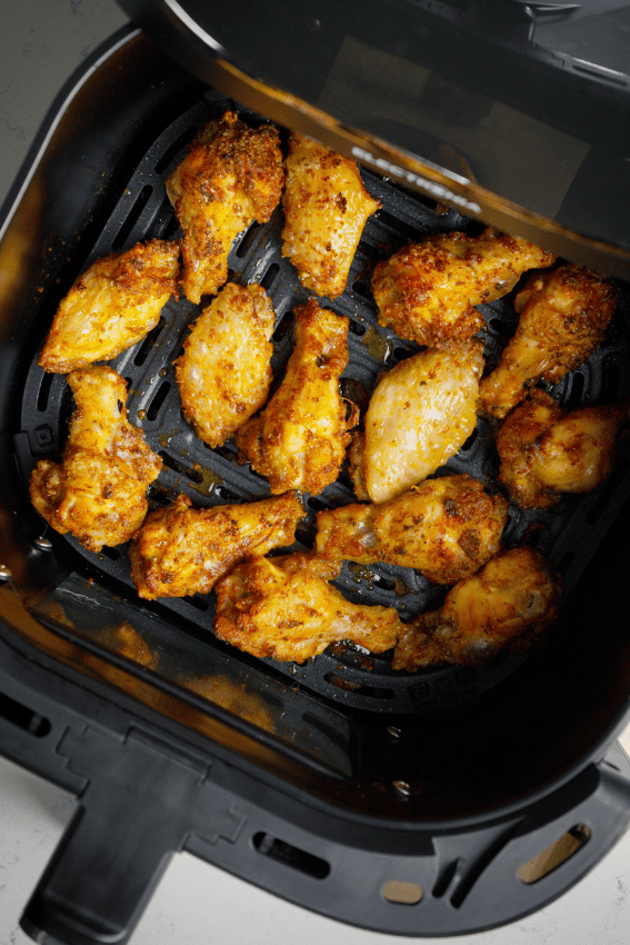 asas de frango na air fryer