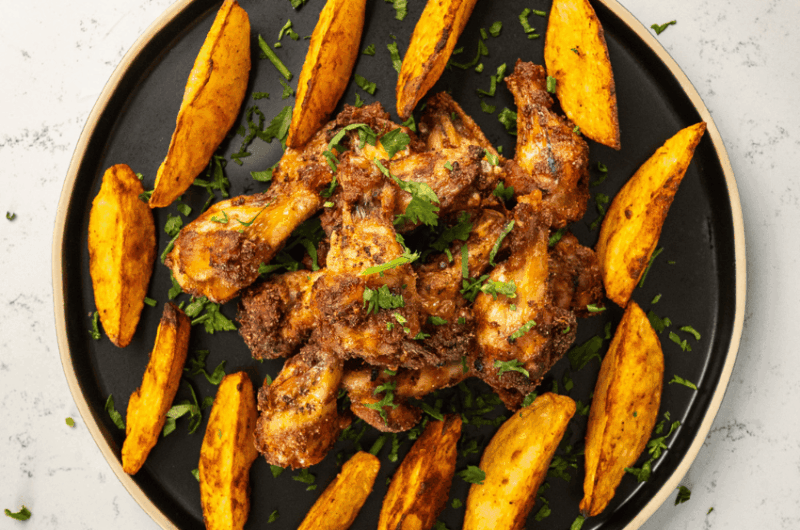 asas de frango na air fryer