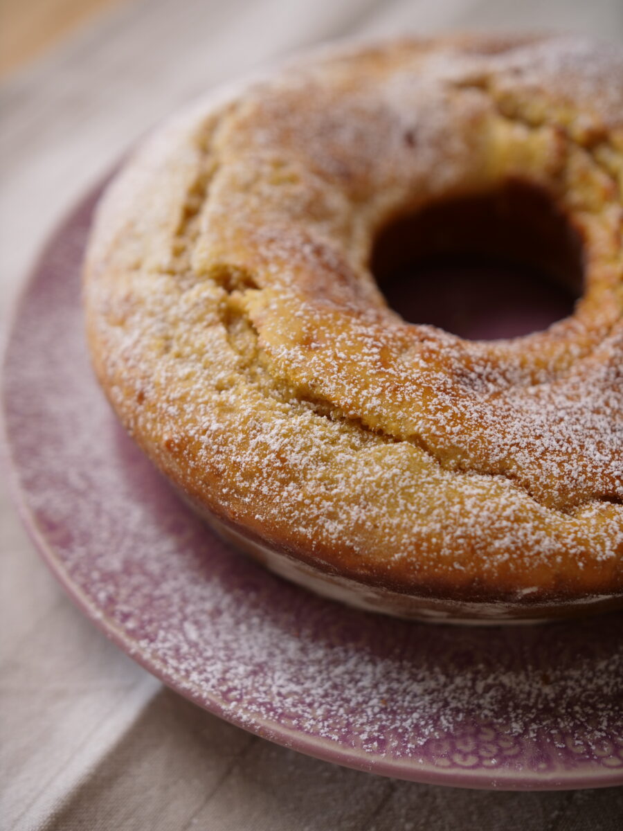 Bolo de banana e maçã sem farinha de trigo