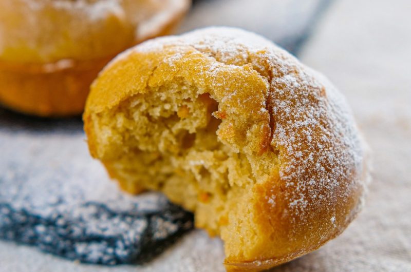  Muffins de cenoura e laranja  