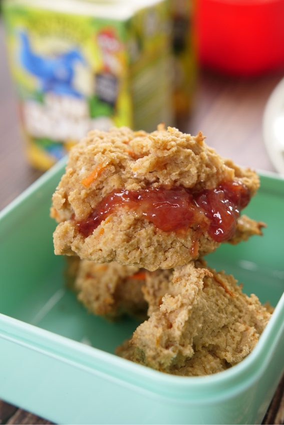 scones de cenoura e aveia