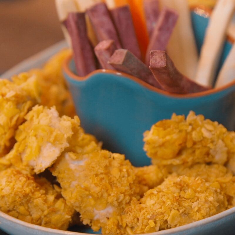 Nuggets de Frango saudáveis