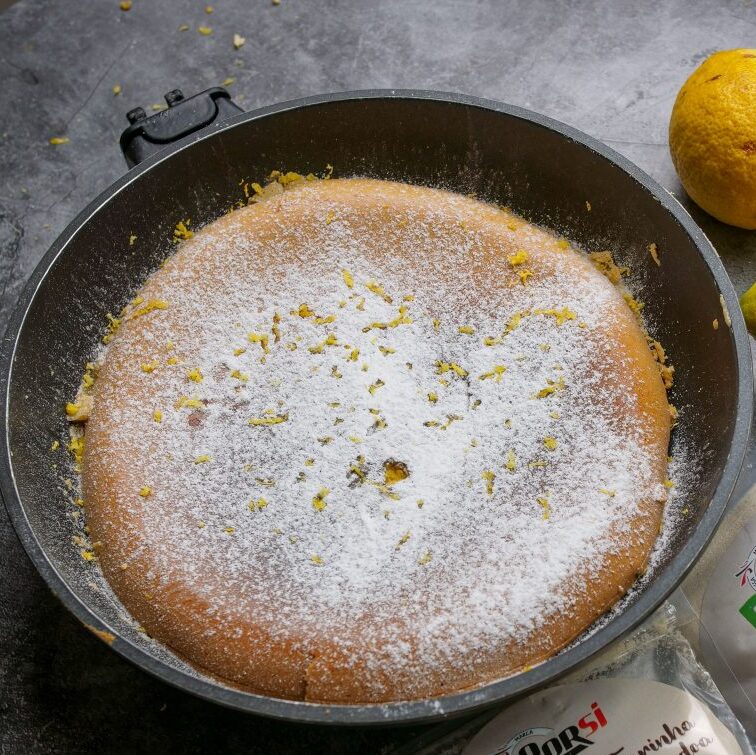 bolo de limao na frigideira