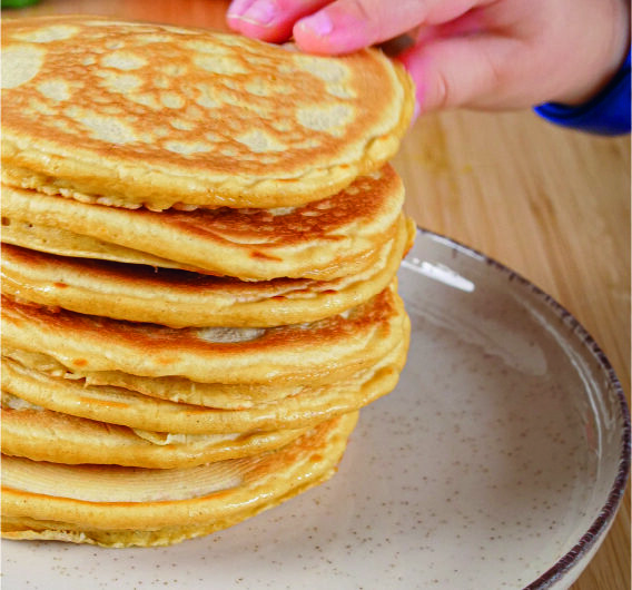 Panquecas de laranja