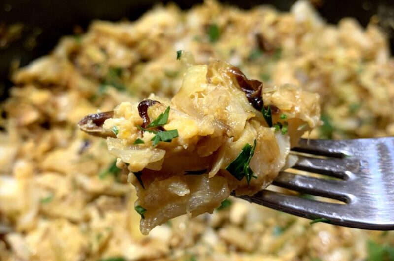 Bacalhau à Brás Saudável, a nossa receita