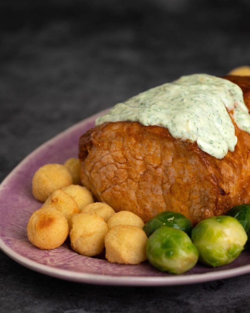 lombo de porco com maionese