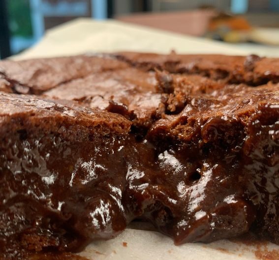 Brownies de chocolate molhadinhos