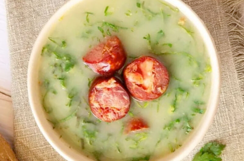 Caldo verde sem batata