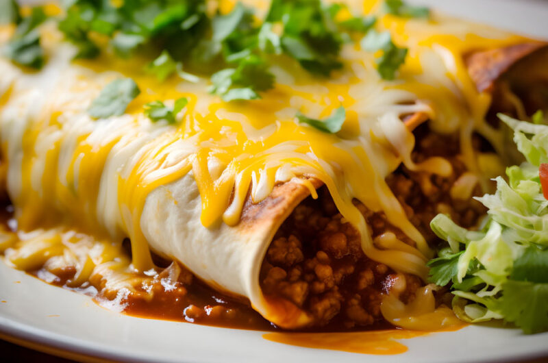 Enchiladas de frango na air fryer