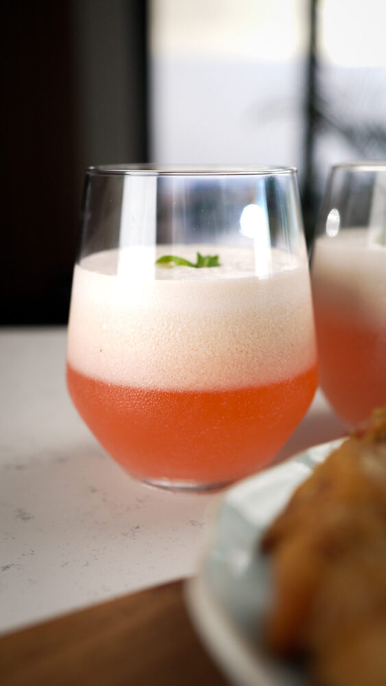 sangria com gelado
