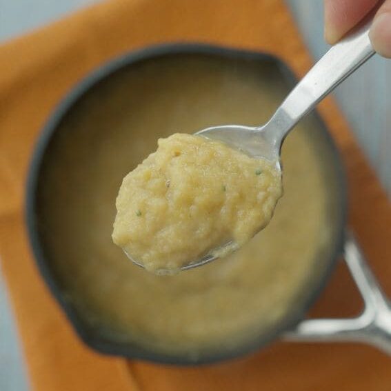 SOPA DE MAÇÃ E BORREGO