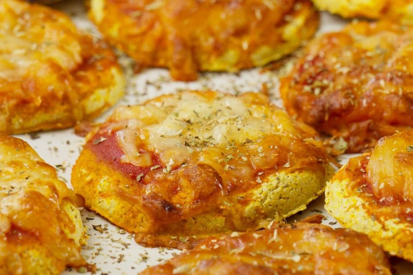mini pizas caseiras
