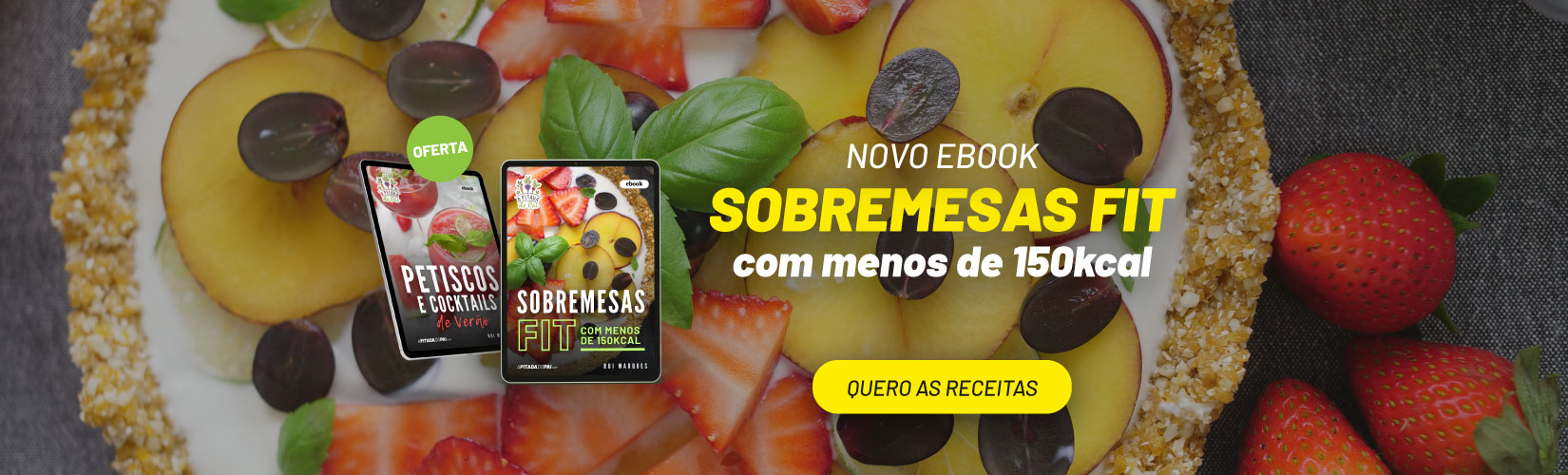 sobremesas fit e petiscos e cocktails para o verão