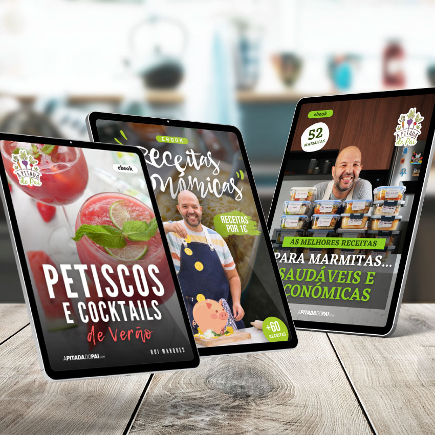 Pack Ebook Marmitas + Receitas Económicas + Petiscos