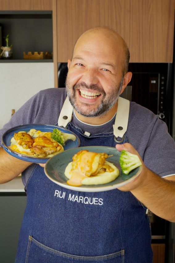 coxas de frango com puré