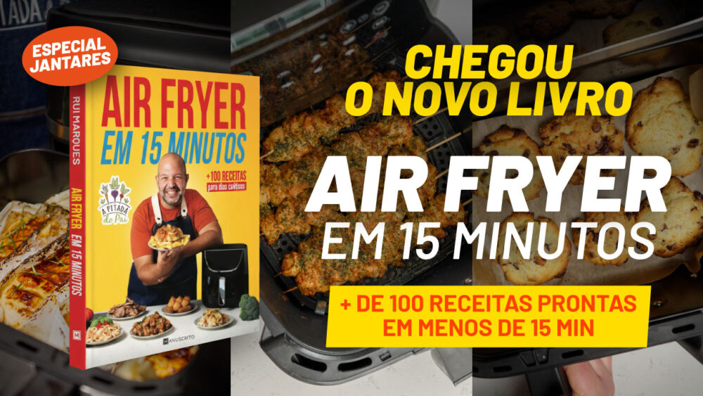 novo livro - air fryer 15 minutos