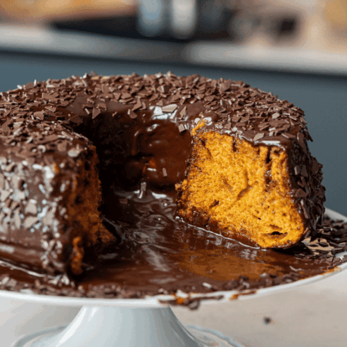 bolo de chocolate e cenoura