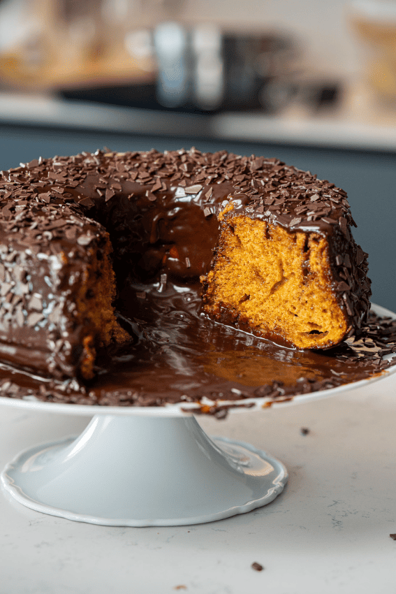 bolo de chocolate e cenoura