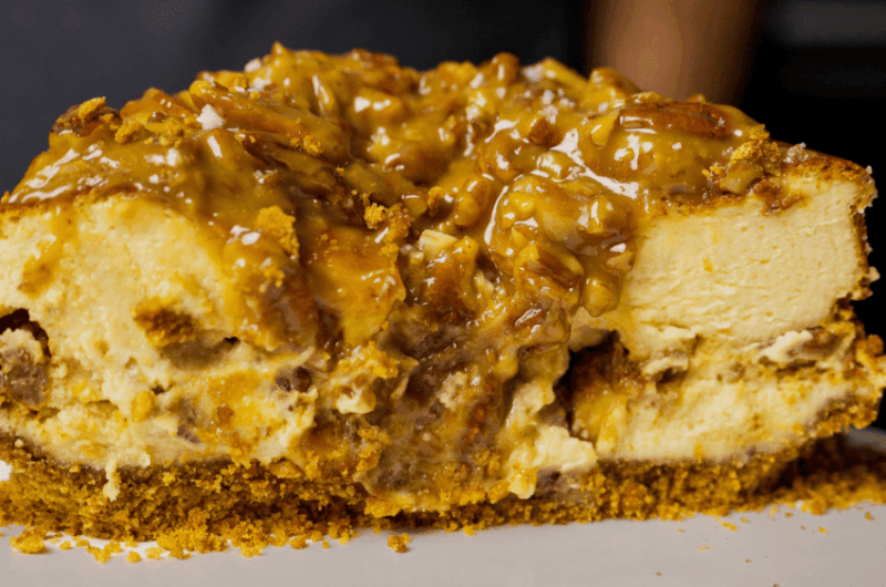 cheesecake de caramelo salgado