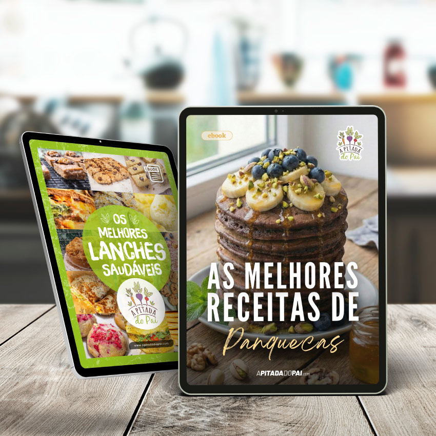 eBook As Melhores Receitas de Panquecas + Lanches Saudáveis