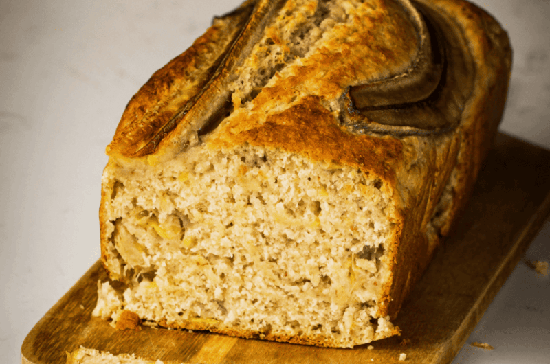 pão de banana viral e infalível