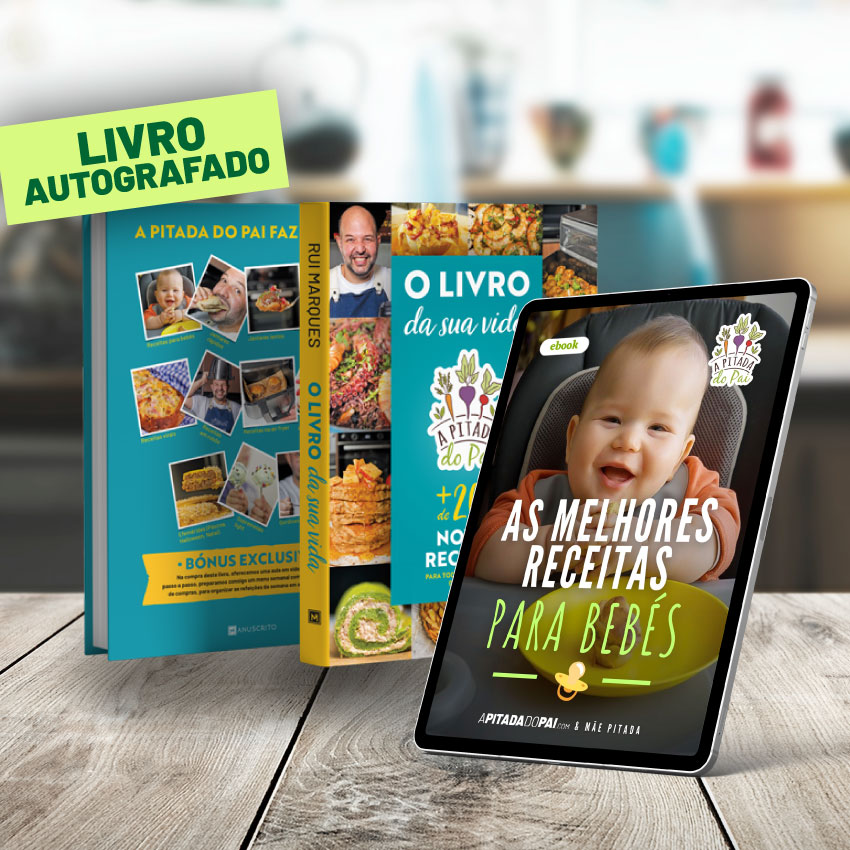 Ebook as Melhores Receitas para Bebés + Livro 10 Anos Pitada