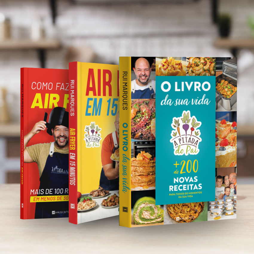 Pack Livros Air Fryer + Livro 10 Anos