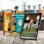 Pack Livro Air Fryer 15 min + Livro 10 Anos Pitada + Ebook Marmitas